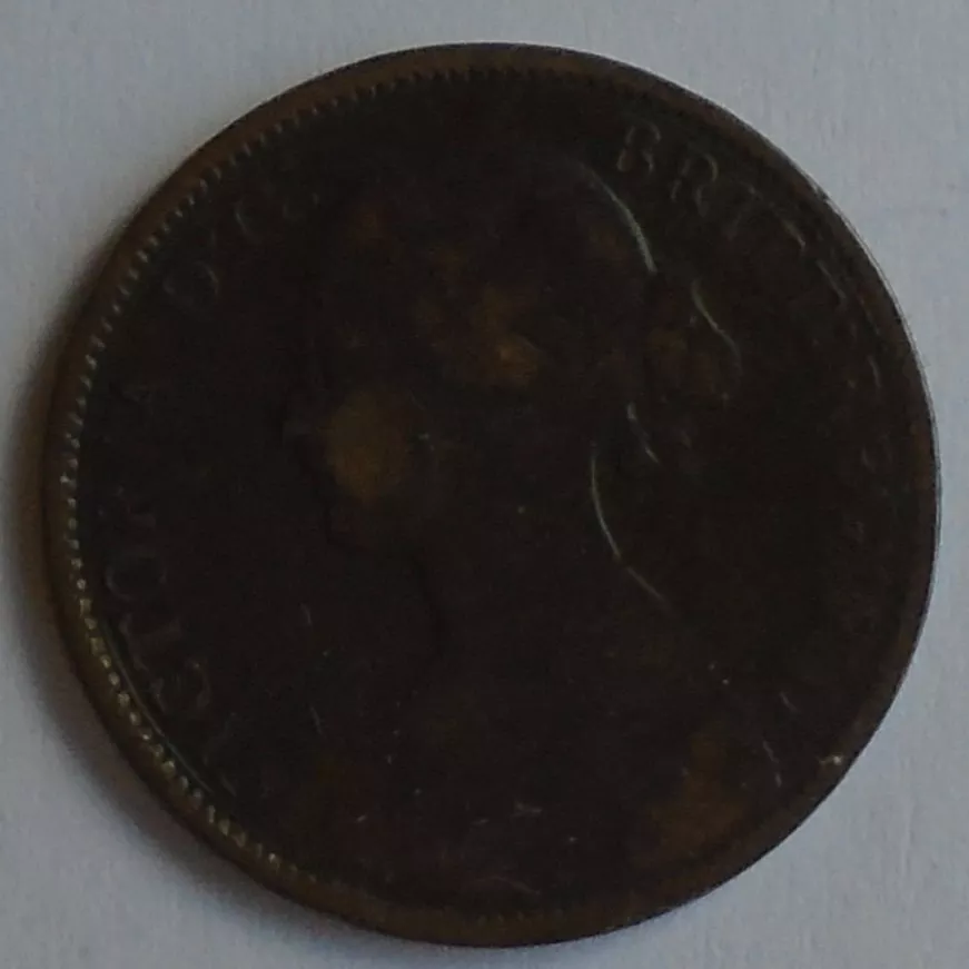 Velká Británie Farthing 1860