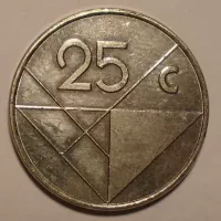 Aruba 25 Cent 1999