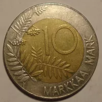 Finsko 10 Markka 1993