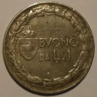 Itálie 1 Lira 1922