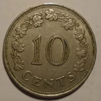 Malta 10 Cent 1972