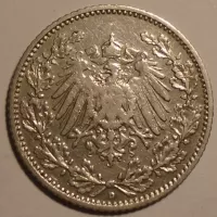 Německo 1/2 Marka 1905D