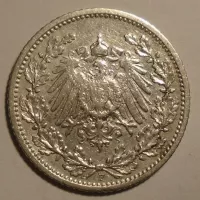 Německo 1/2 Marka 1905F