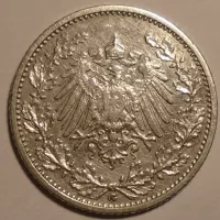 Německo 1/2 Marka 1906C