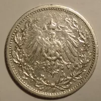 Německo 1/2 Marka 1906F