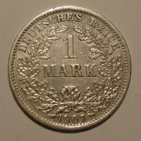 Německo 1 Marka 1907D