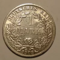 Německo 1 Marka 1908A