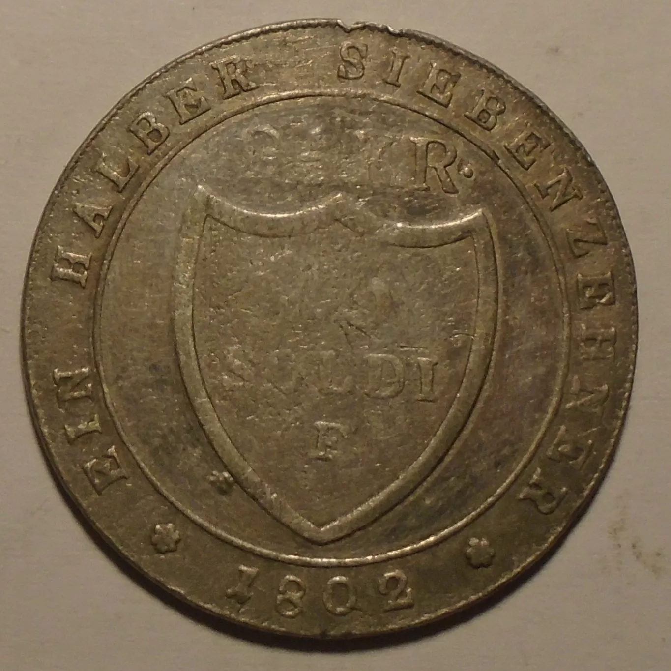 Rakousko 10 Soldi 1802 F František II.