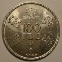 Španělsko 100 Peseta 1980