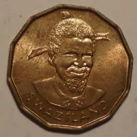 Svazijsko 1 Cent 1974