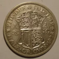 V. Británie 1/2 Crown 1928