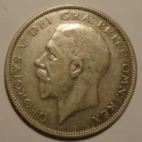 V. Británie 1/2 Crown 1928