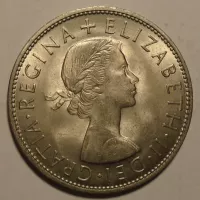 V. Británie 1/2 Crown 1967