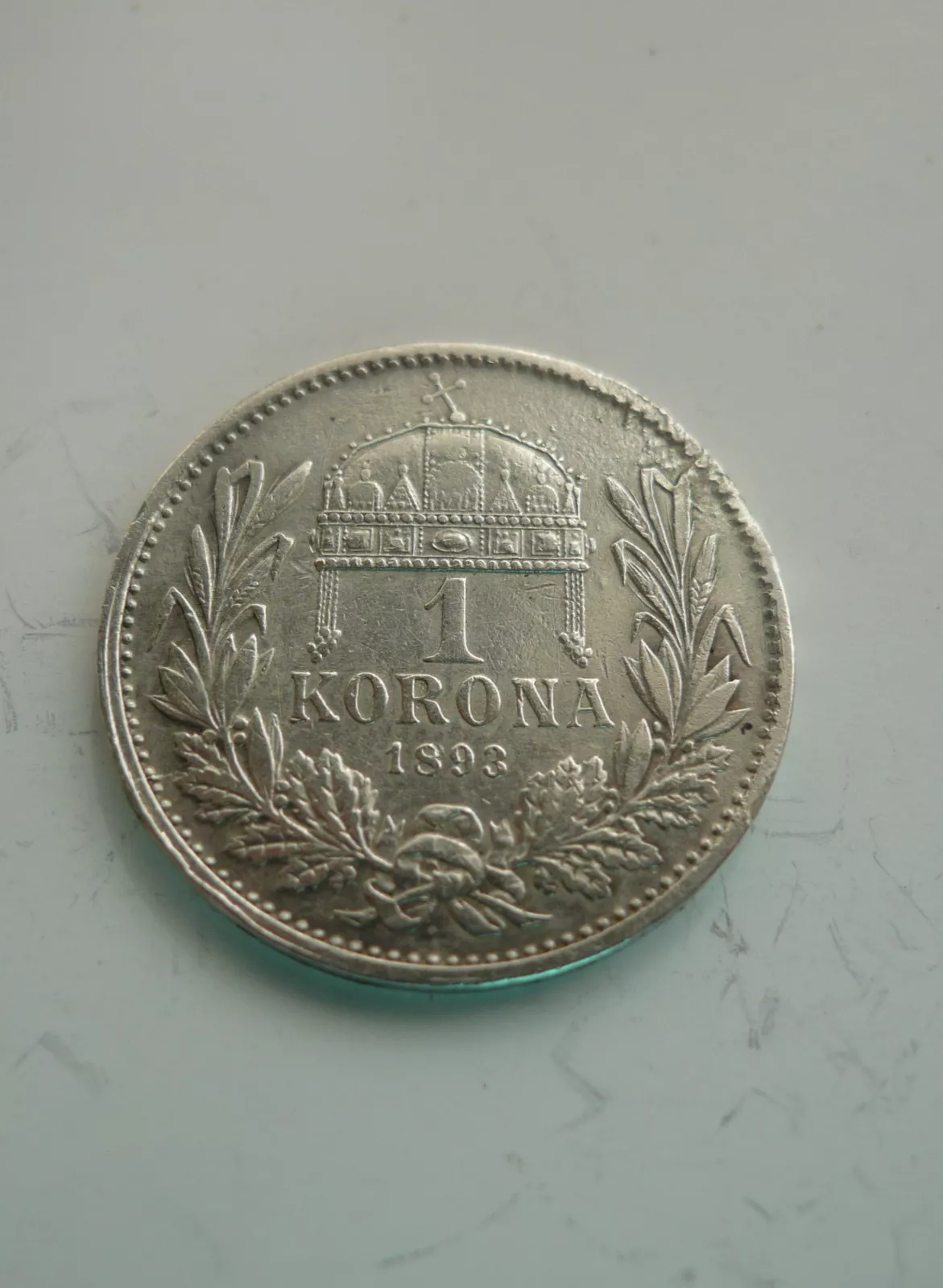 1 Koruna, 1893 KB Uhry