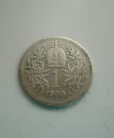 1 Koruna, 1900, Rakousko