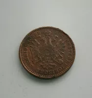 1 Krejcar, 1858, M, Rakousko