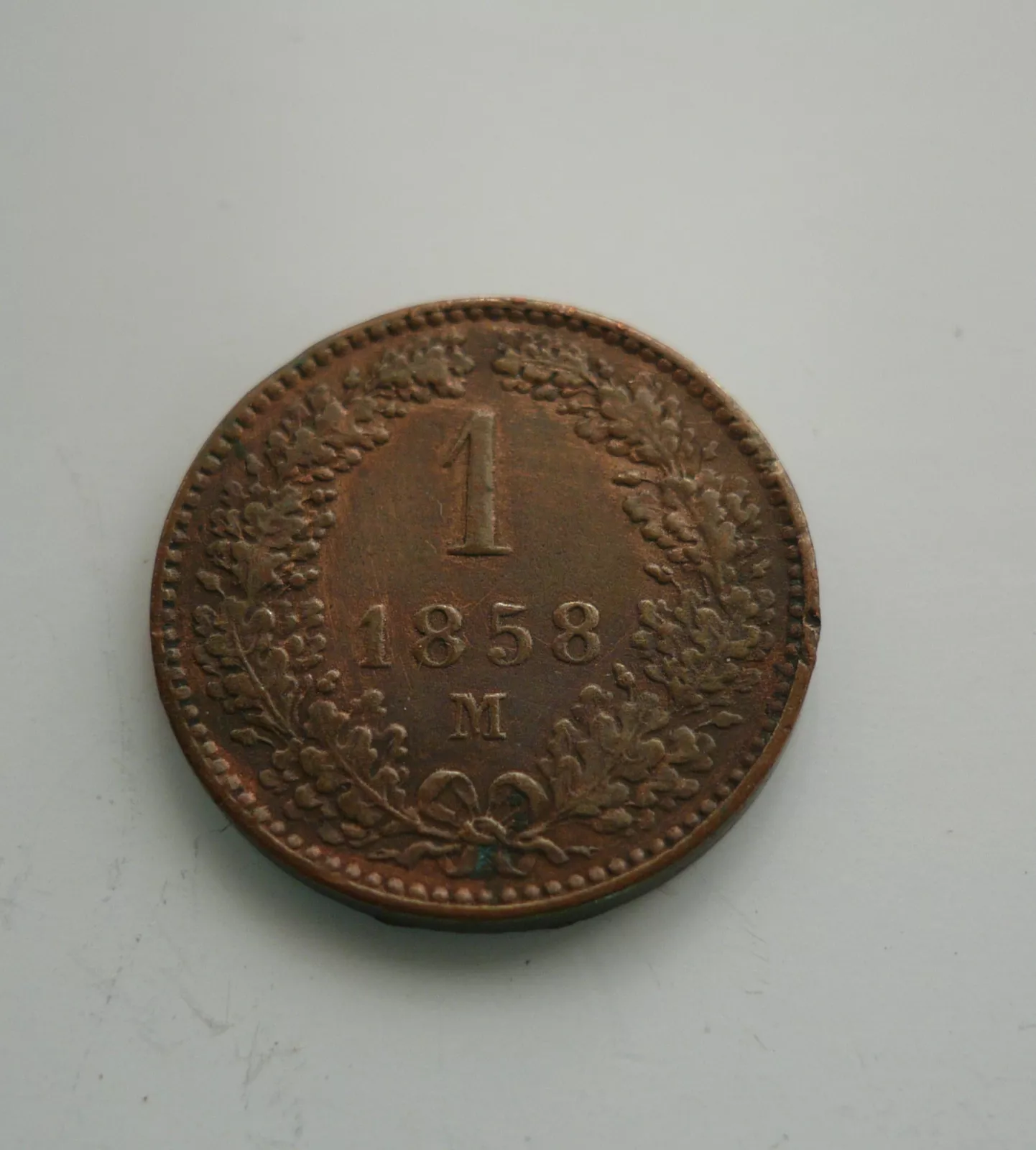 1 Krejcar, 1858, M, Rakousko