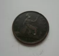 1 Penny, 1863, Anglie