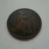 1 Penny, 1865, Anglie