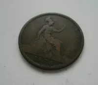 1 Penny, 1873, Anglie