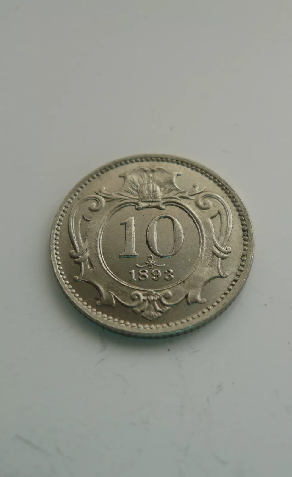 10 Haléř, 1893, STAV, Rakousko