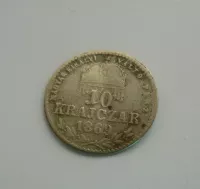 10 Krejcar,1869, GYF, Uhry