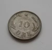 10 Öre,1899, Dánsko