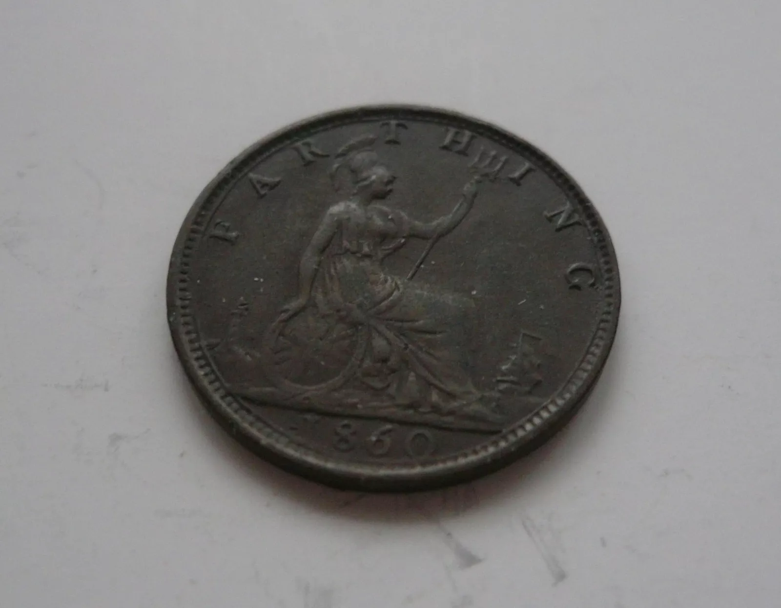 Farthing, 1860, Anglie