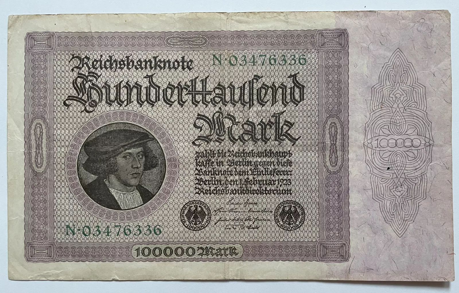 Německo 100.000 Marek 1923