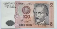 Peru 100 Intis 1987