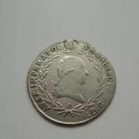 10 Krejcar, 1815 A, František II., zaletovaná dirka, Rakousko