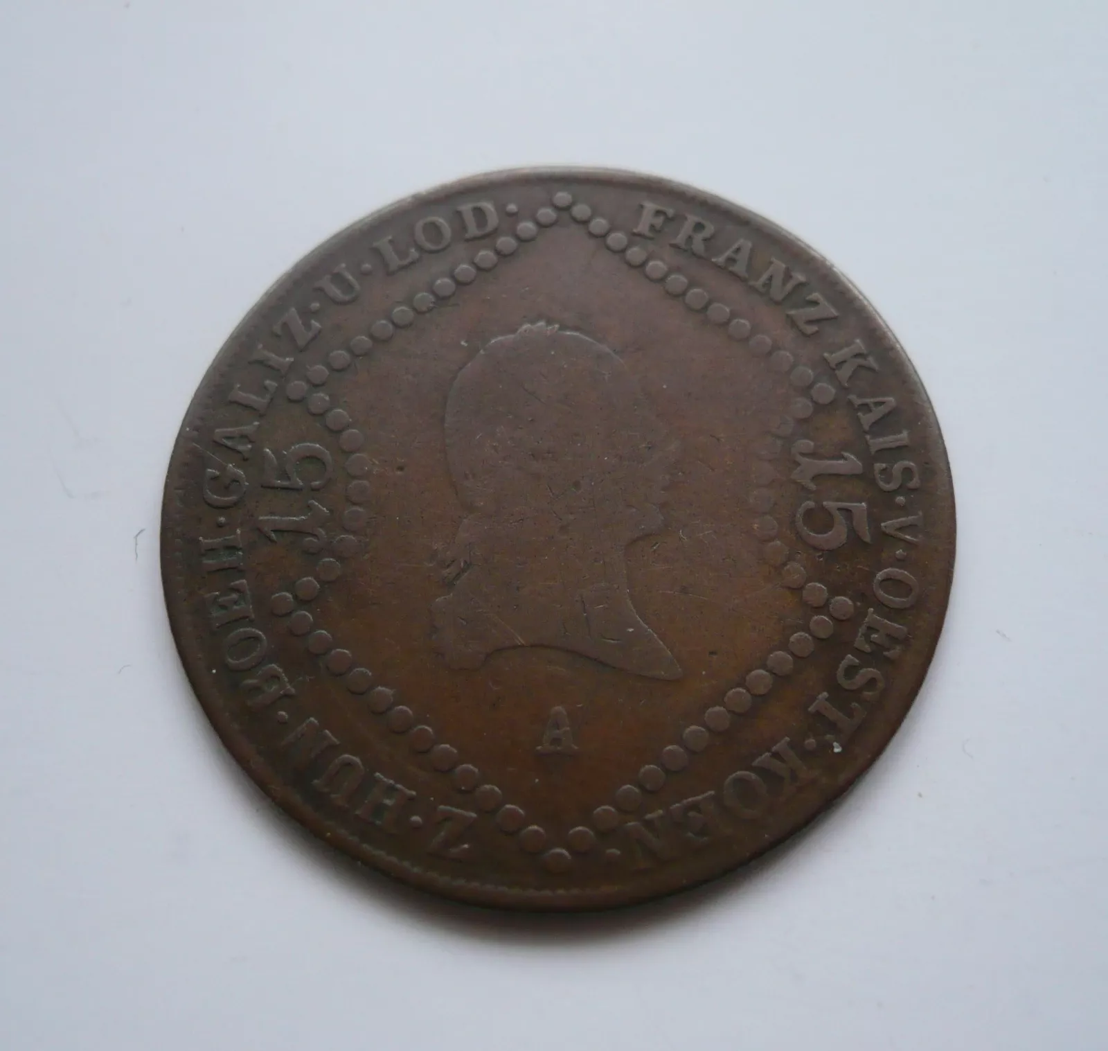 15 Krejcar, 1807 A, František II., Rakousko