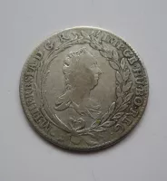 20 Krejcar, 1764 Marie Terezie, Rakousko