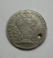 20 Krejcar, 1765, František Lotrinský, DIRKA, Uhry UMD