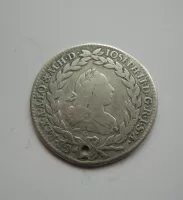 20 Krejcar, 1774 C Josef II., DIRKA, Čechy Praha