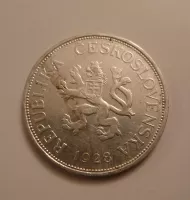 5 Korun, 1928, ČSR