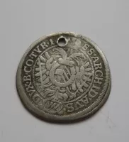 6 Krejcar, 1688, Leopold I., DIRKA, Rakousko Vídeň