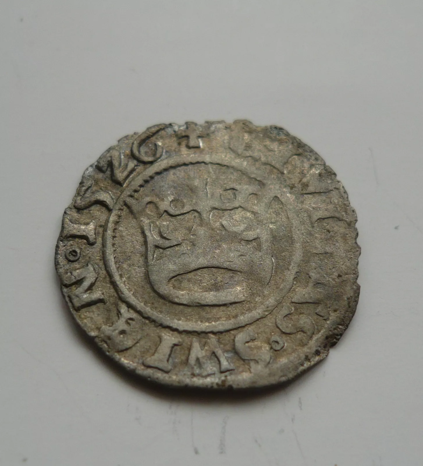 peníz s korunou, Ludvík Jagellonský, 1516-1526, Svídnice