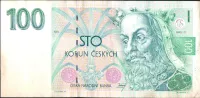 100Kč/1993/, stav 0 - zanědlý papír, série A 29 - tisk Londýn