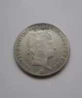 20 Krejcar, 1846 B, Ferdinand V., měl ouško, Uhry