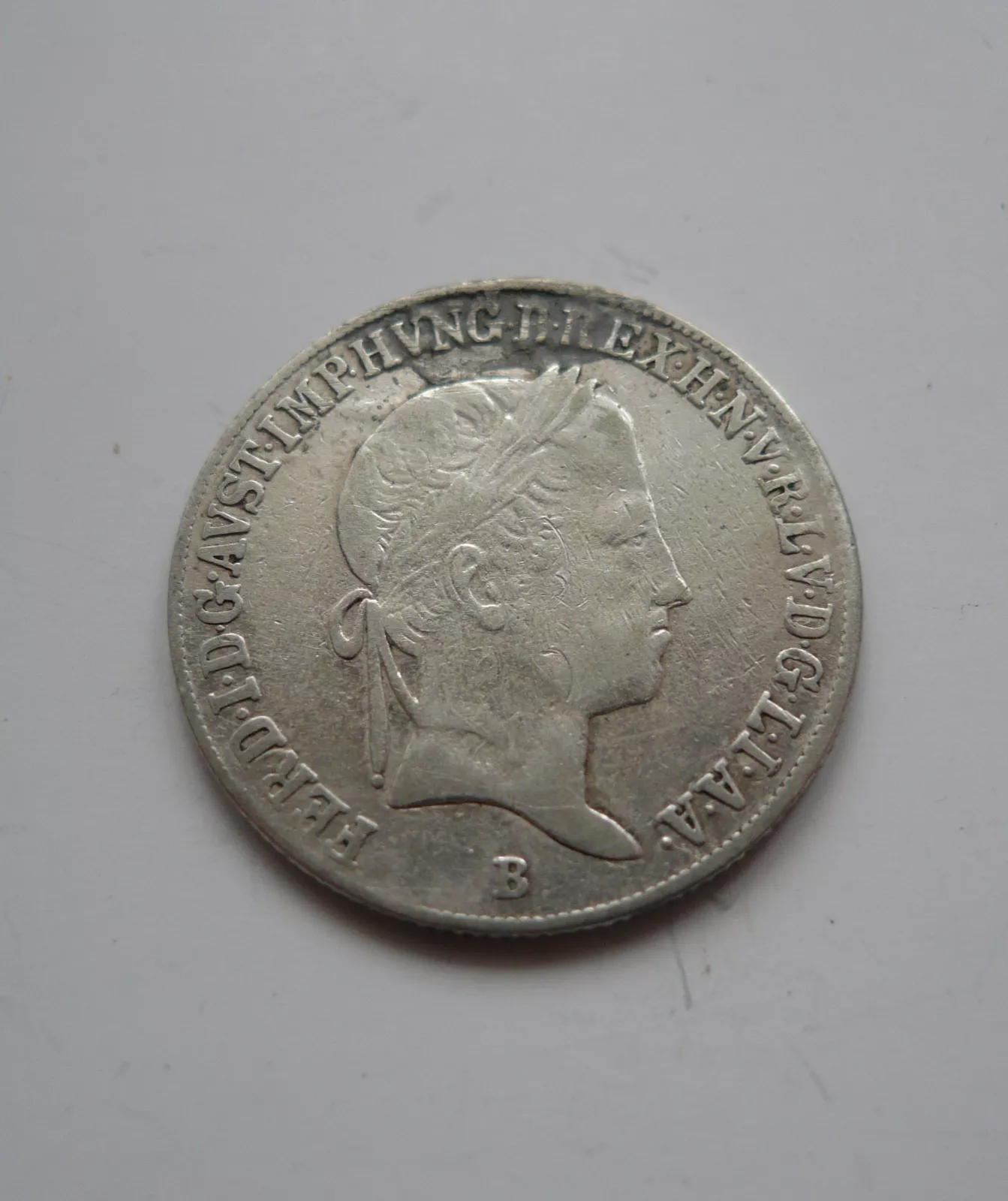 20 Krejcar, 1846 B, Ferdinand V., měl ouško, Uhry