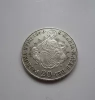 20 Krejcar, 1846 B, Ferdinand V., Pěkný Uhry