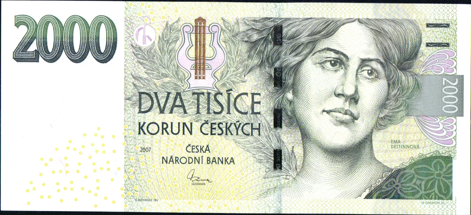 2000Kč/2007/, stav UNC, série V 01 !!