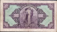 5000Kč/1920/, stav 2, série C, NEPERFOROVANÁ!