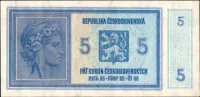 5K/1938-40/, stav 1++, série A 033, strojový přetisk