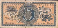 5Ks/1945/, stav 4, velmi vzácná série X 018