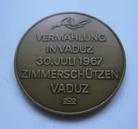 Liechtenstein, Vaduz, 1967, bronz, Lichtenštejsko