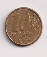 Brazílie 10 centavos 2005