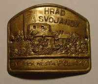 ČSR hrad Svojanov plechová nášivka