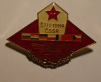 ČSSR štít 1984 vojenské cvičení